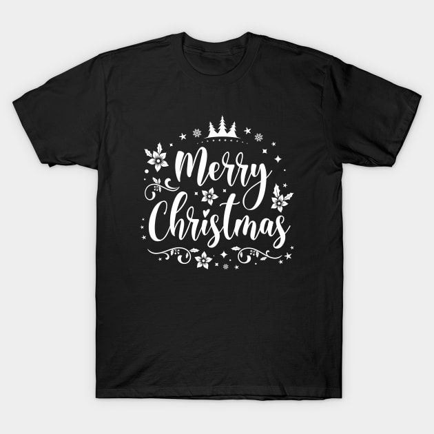 Merry Christmas T-Shirt by FlyingWhale369